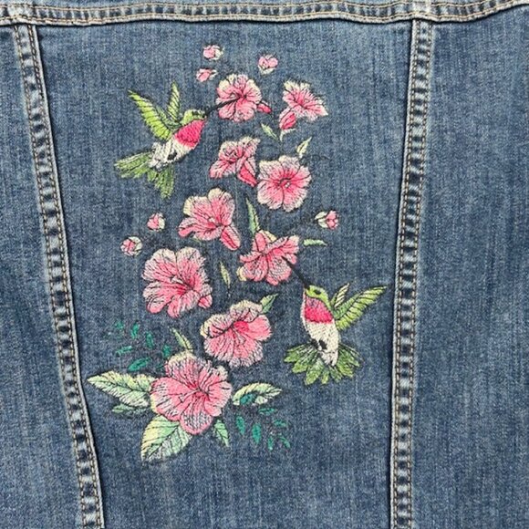 PRE-ORDER: Indigo Denim Hummingbird Dress with Pockets (shipping early June)